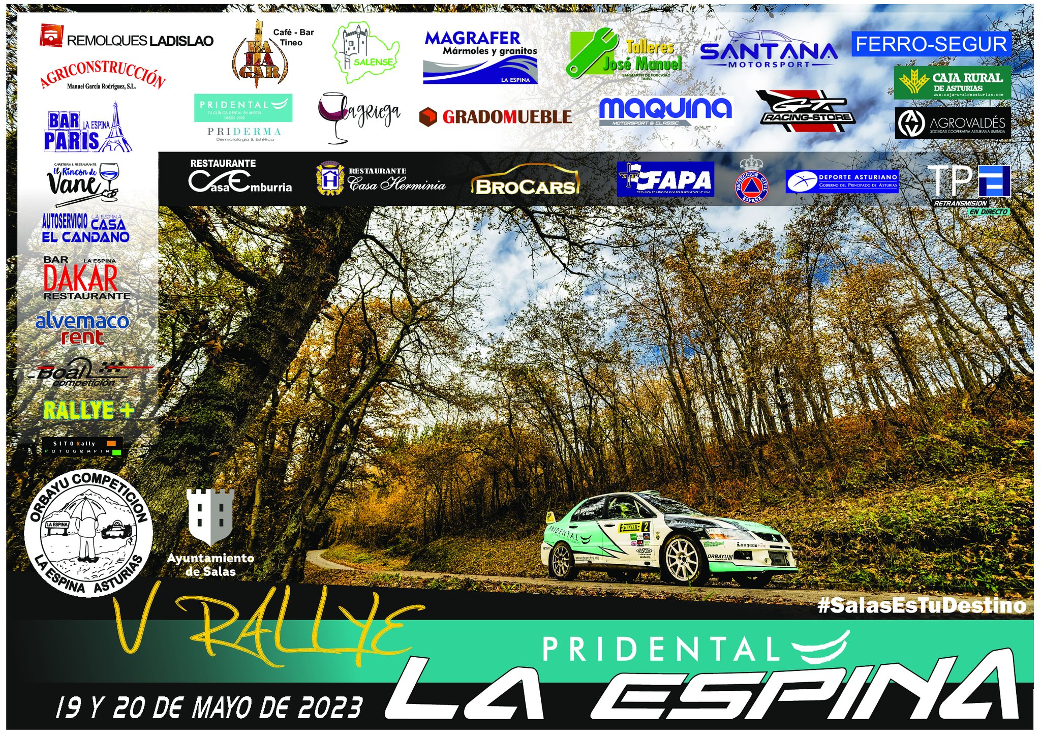 rally la espina 2023 tiempos online